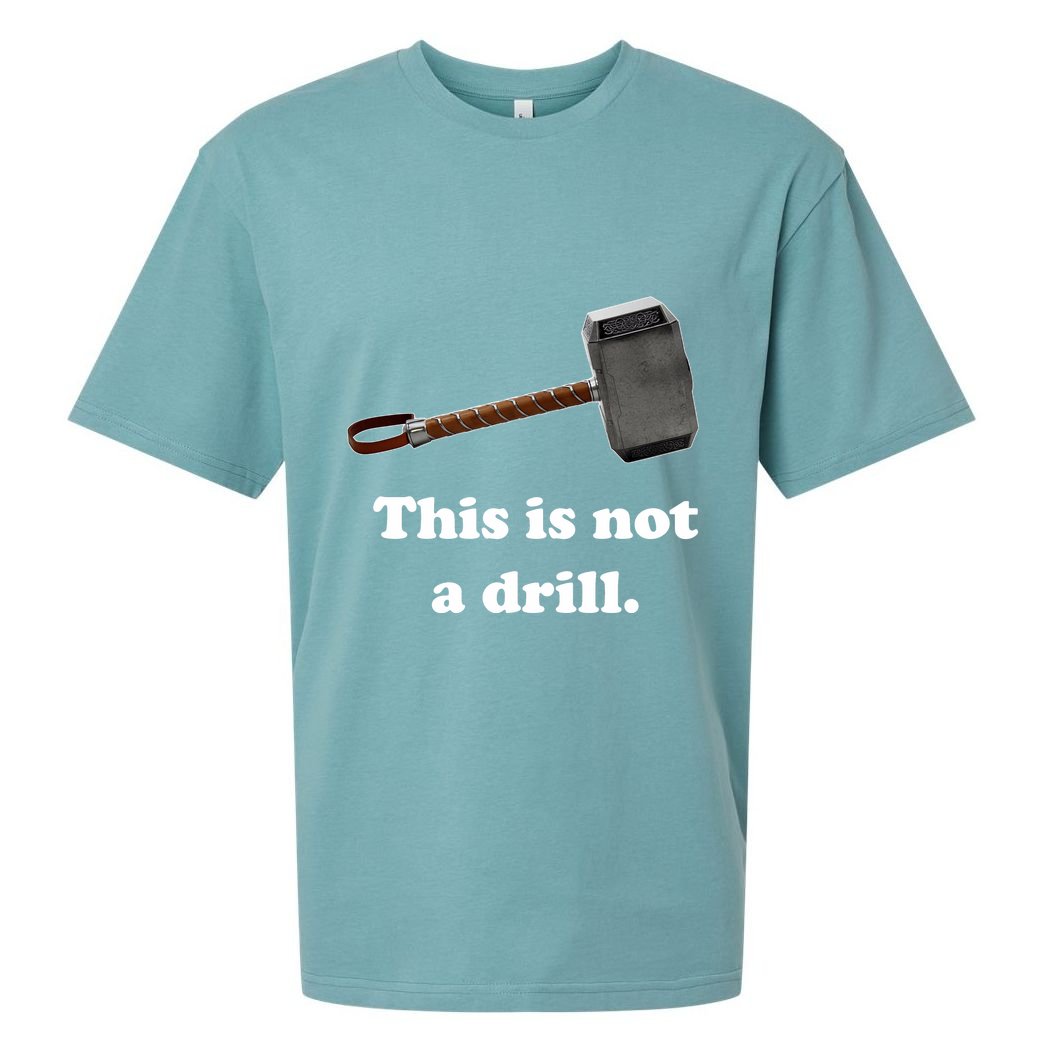 Hammer This Is Not A Drill Sueded Cloud Jersey T-Shirt