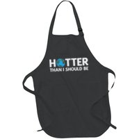 Hotter Than I Should Be Earth Full-Length Apron With Pockets