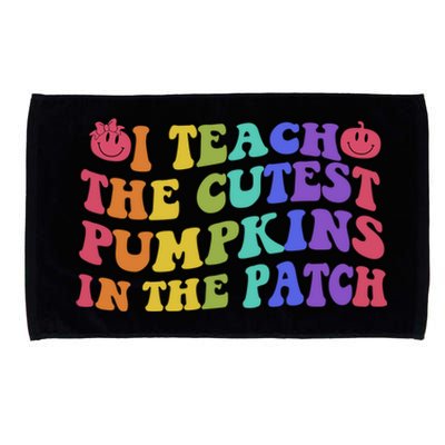 Halloween Teacher I Teach The Cutest Pumpkins In The Patch Gift Microfiber Hand Towel