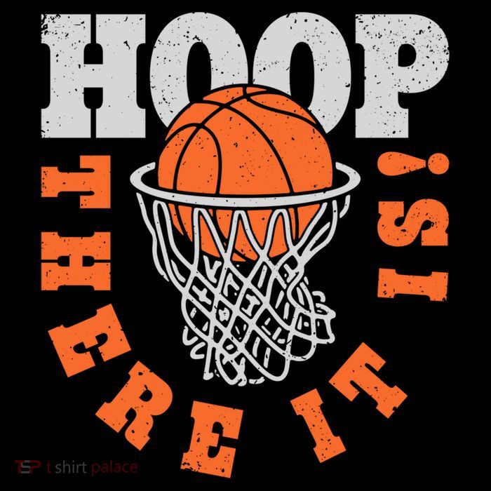 Hoop There It Is Basketball Player Funny Vintage Gifts T-Shirt