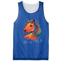 Horse: There Is No Planet B Gift Climate Change Is Real! Great Gift Mesh Reversible Basketball Jersey Tank