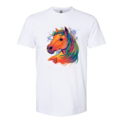 Horse: There Is No Planet B Gift Climate Change Is Real! Great Gift Softstyle CVC T-Shirt