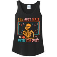 Halloween Teacher Ill Just Wait Until Its Quiet Ladies Essential Tank