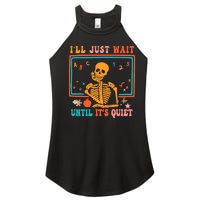 Halloween Teacher Ill Just Wait Until Its Quiet Women's Perfect Tri Rocker Tank