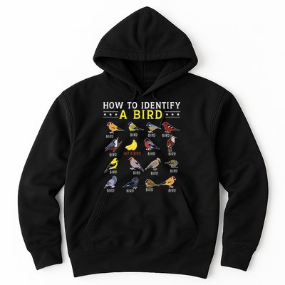 How To Identify A Bird Bird Watcher Bird Lover Hoodie