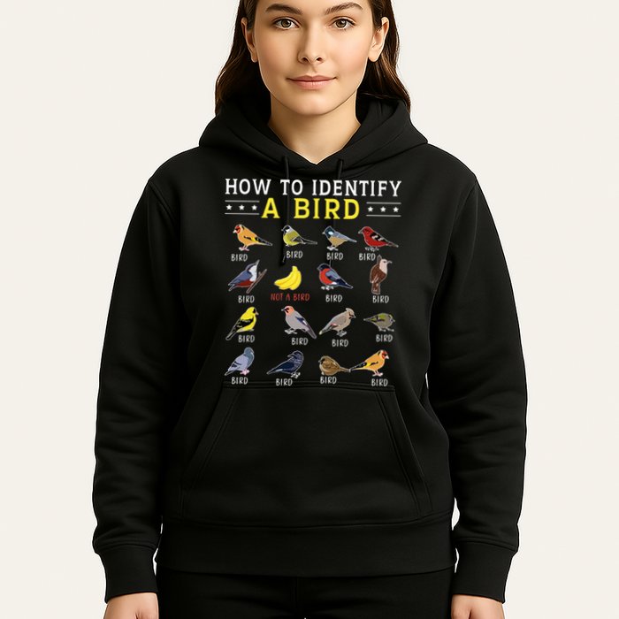 How To Identify A Bird Bird Watcher Bird Lover Hoodie