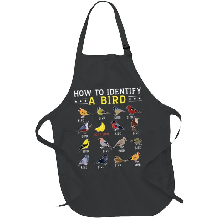 How To Identify A Bird Bird Watcher Bird Lover Apron