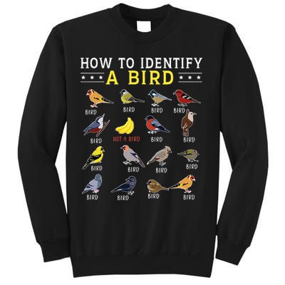 How To Identify A Bird Bird Watcher Bird Lover Sweatshirt