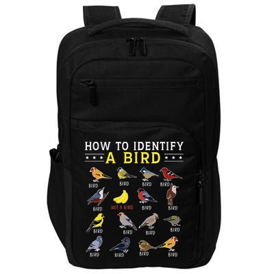 How To Identify A Bird Bird Watcher Bird Lover Impact Tech Backpack