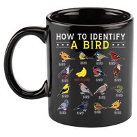 How To Identify A Bird Bird Watcher Bird Lover 11oz C Handle Ceramic Mug