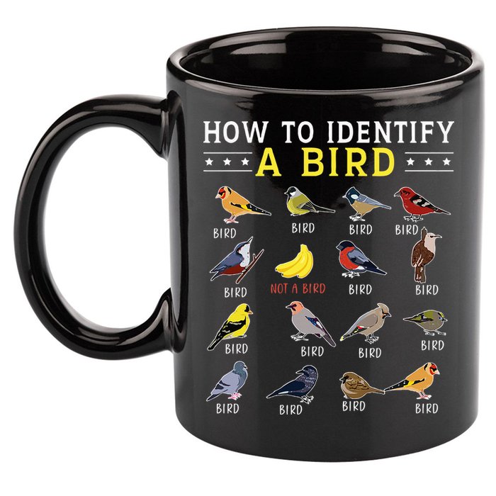 How To Identify A Bird Bird Watcher Bird Lover 11oz C Handle Ceramic Mug