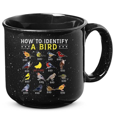 How To Identify A Bird Bird Watcher Bird Lover 15oz Campfire Ceramic Mug