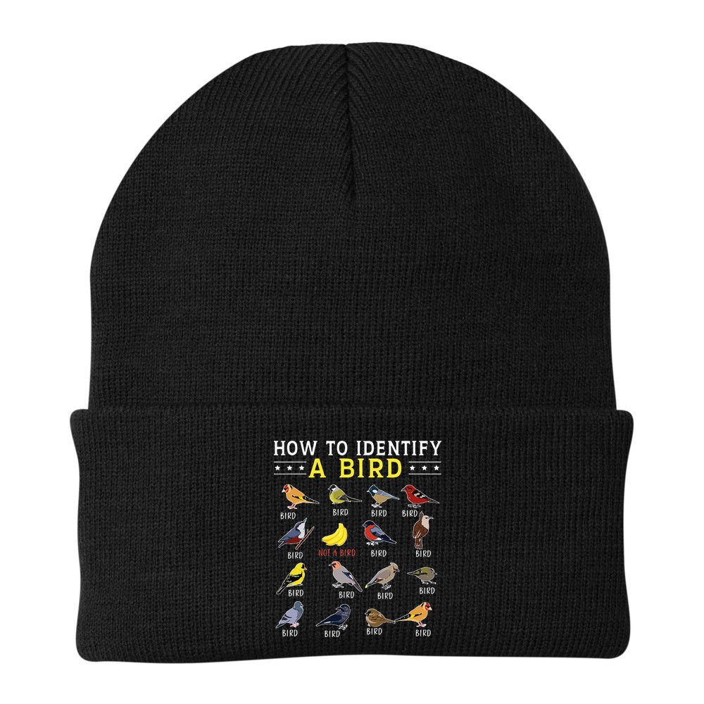How To Identify A Bird Bird Watcher Bird Lover Beanie