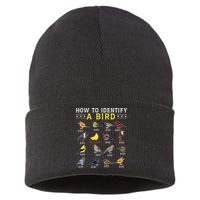 How To Identify A Bird Bird Watcher Bird Lover Sustainable Knit Beanie