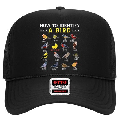How To Identify A Bird Bird Watcher Bird Lover Trucker Hat