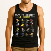 How To Identify A Bird Bird Watcher Bird Lover Tank Top