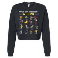 How To Identify A Bird Bird Watcher Bird Lover Cropped Pullover Crew