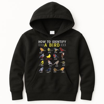 How To Identify A Bird Bird Watcher Bird Lover Kids Hoodie