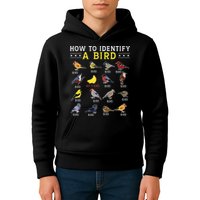 How To Identify A Bird Bird Watcher Bird Lover Kids Hoodie