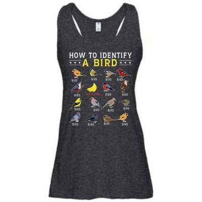 How To Identify A Bird Bird Watcher Bird Lover Ladies Essential Flowy Tank