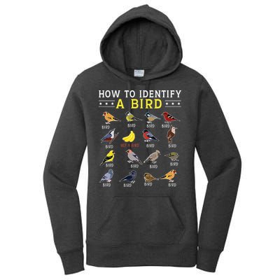 How To Identify A Bird Bird Watcher Bird Lover Women's Pullover Hoodie