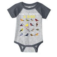 How To Identify A Bird Bird Watcher Bird Lover Infant Baby Jersey Bodysuit