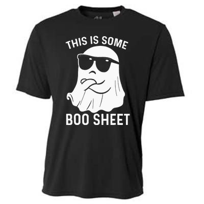 Halloween This Is Some Boo Sheet Ghost Cooling Performance Crew T-Shirt