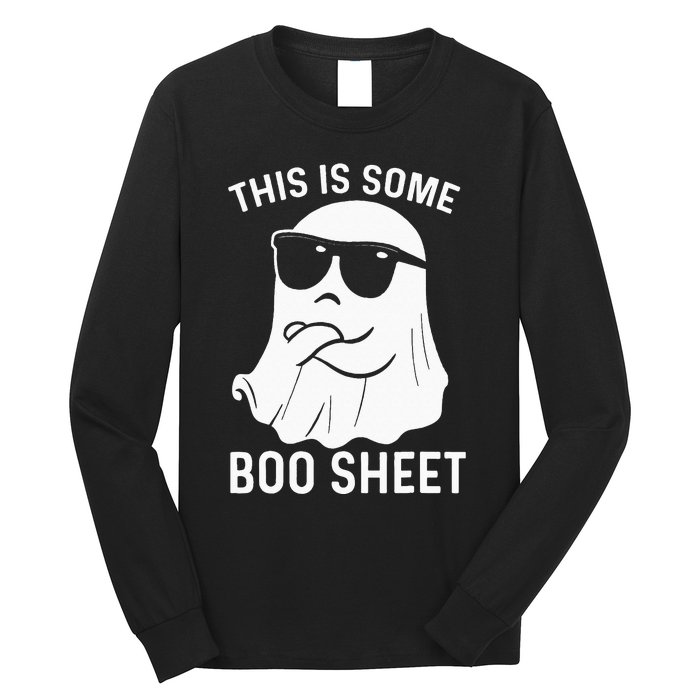 Halloween This Is Some Boo Sheet Ghost Long Sleeve Shirt