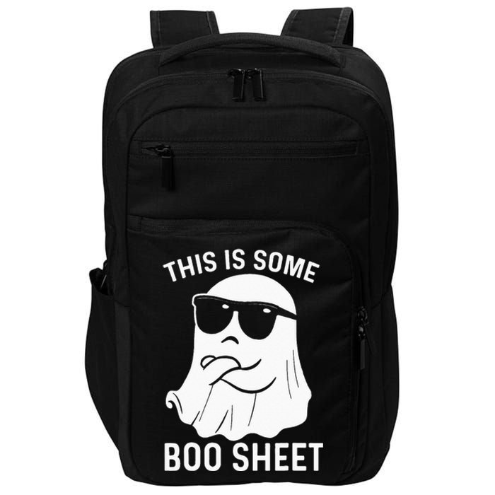 Halloween This Is Some Boo Sheet Ghost Impact Tech Backpack