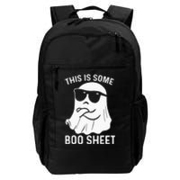 Halloween This Is Some Boo Sheet Ghost Daily Commute Backpack