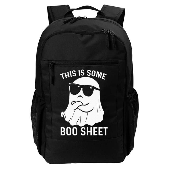 Halloween This Is Some Boo Sheet Ghost Daily Commute Backpack