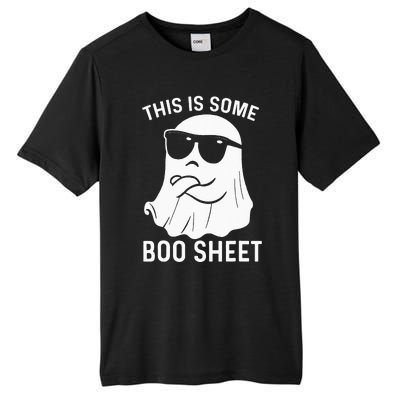 Halloween This Is Some Boo Sheet Ghost Tall Fusion ChromaSoft Performance T-Shirt