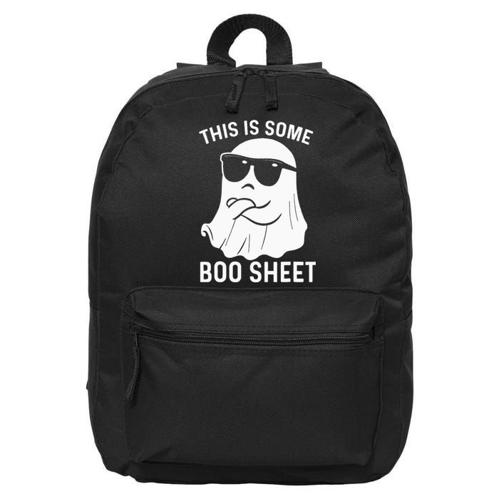 Halloween This Is Some Boo Sheet Ghost 16 in Basic Backpack