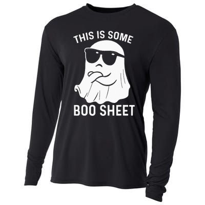 Halloween This Is Some Boo Sheet Ghost Cooling Performance Long Sleeve Crew