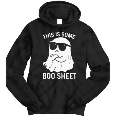 Halloween This Is Some Boo Sheet Ghost Tie Dye Hoodie