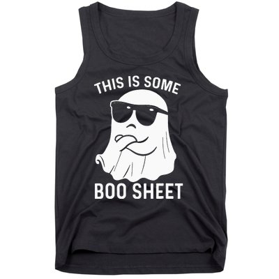 Halloween This Is Some Boo Sheet Ghost Tank Top