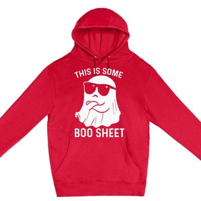 Halloween This Is Some Boo Sheet Ghost Premium Pullover Hoodie