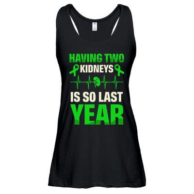Having Two Is So Last Year Organ Donation Awareness Ladies Essential Flowy Tank