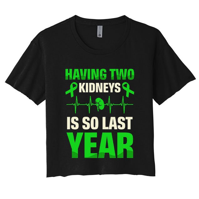Having Two Is So Last Year Organ Donation Awareness Crop Top