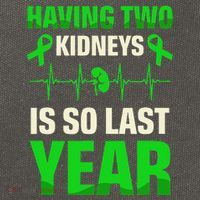 Having Two Is So Last Year Organ Donation Awareness Cotton Canvas Backpack
