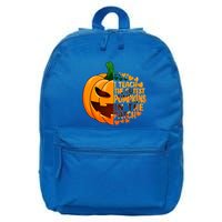 Halloween Teacher I Teach The Cutest Pumpkins In The Patch Gift 16 in Basic Backpack