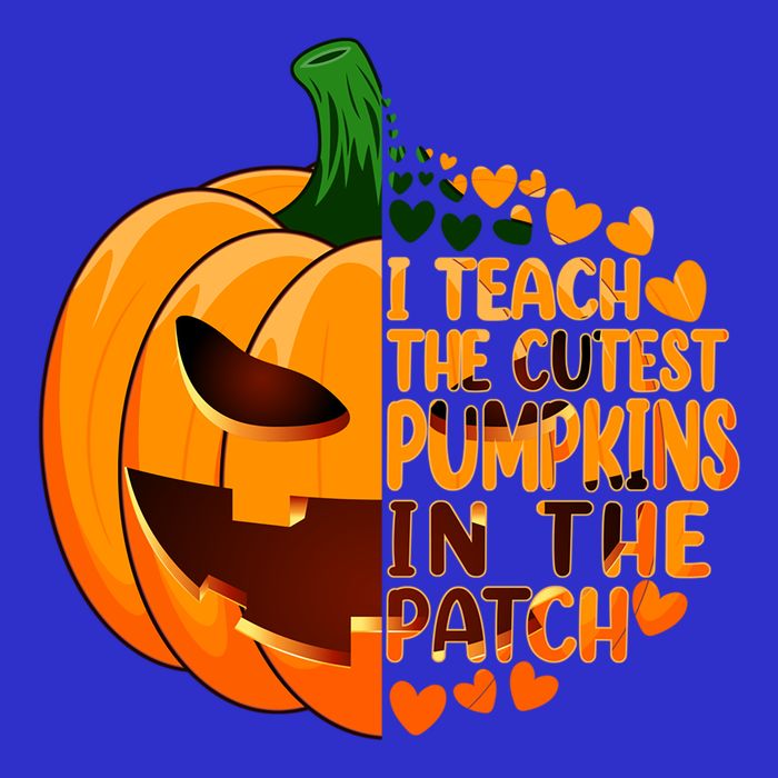 Halloween Teacher I Teach The Cutest Pumpkins In The Patch Gift 16 in Basic Backpack
