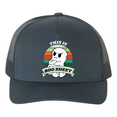 Halloween This Is Boo Sheet Ghost Halloween Costume Funny Yupoong Adult 5-Panel Trucker Hat