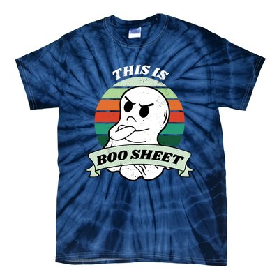 Halloween This Is Boo Sheet Ghost Halloween Costume Funny Tie-Dye T-Shirt