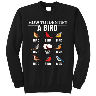 How To Identify A Bird Funny Bird Watching Sweatshirt