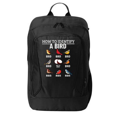 How To Identify A Bird Funny Bird Watching City Backpack