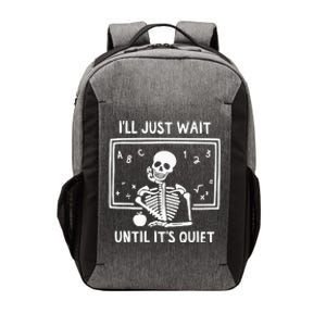 Halloween Teacher I'll Just Wait Until It's Quiet Vector Backpack