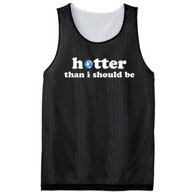 Hotter Than I Should Be Earth Mesh Reversible Basketball Jersey Tank