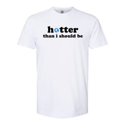 Hotter Than I Should Be Earth Softstyle CVC T-Shirt