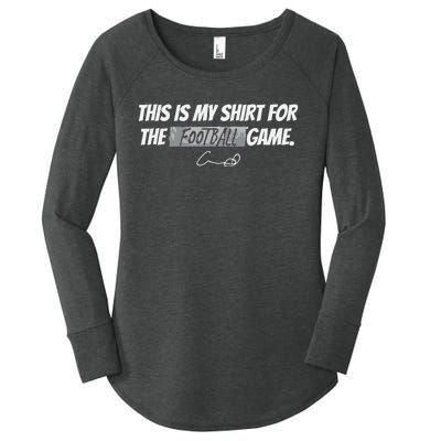 Humphrey This Is My For The Football Game Women's Perfect Tri Tunic Long Sleeve Shirt